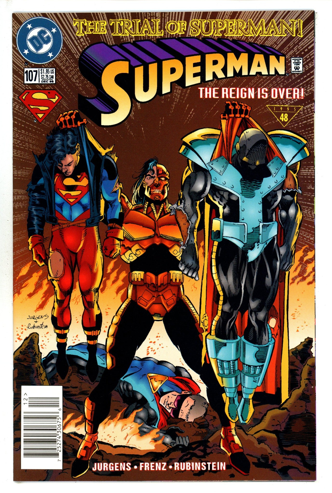 Superman Vol 2 107 Newsstand NM (1995)