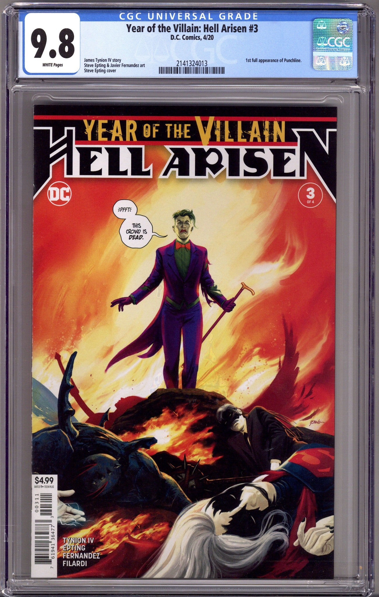 Year of the Villain: Hell Arisen 3 CGC 9.8 (NM/M) (2020) 