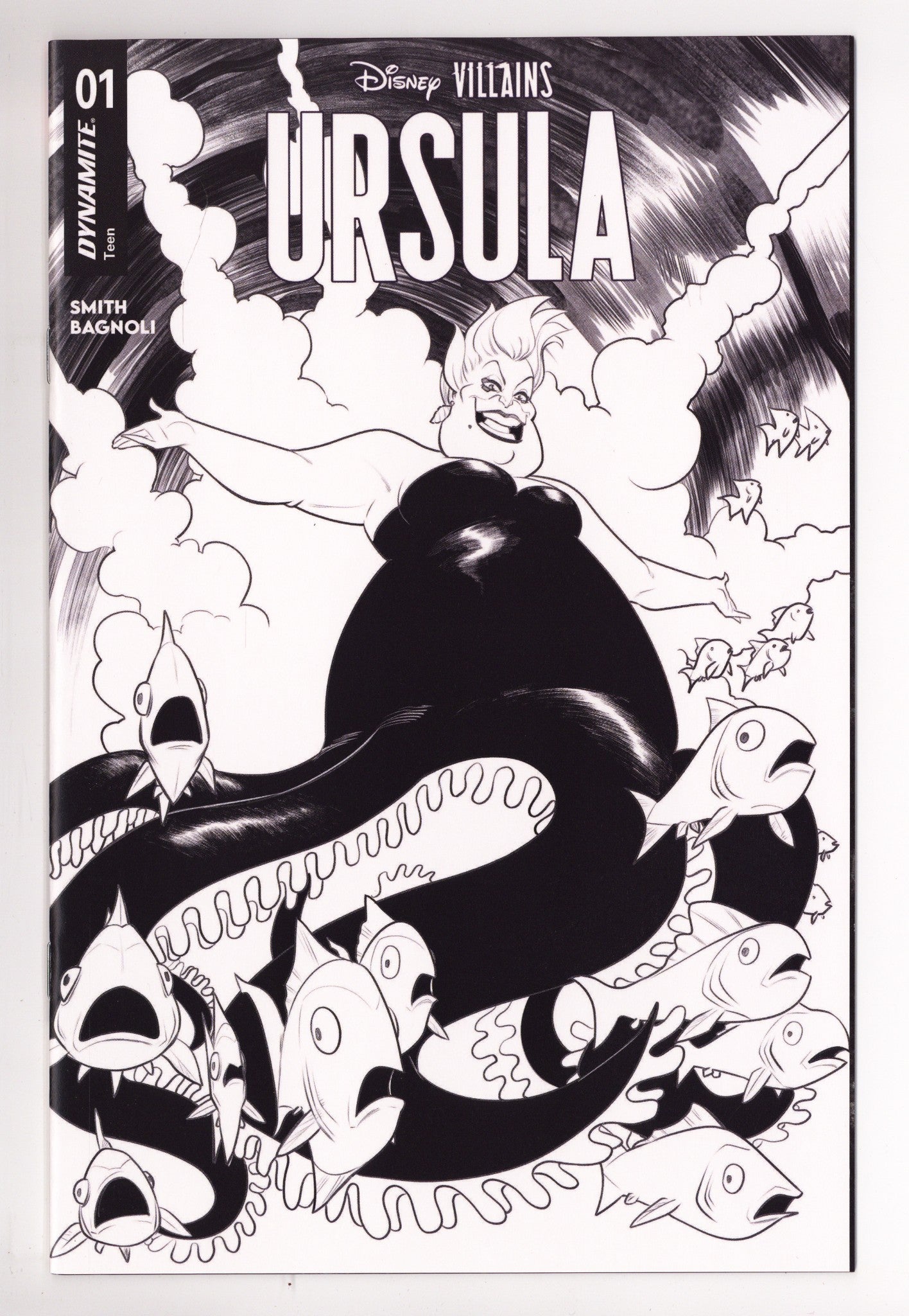 Disney Villains Ursula 1 Quinn B&W Incentive (2025)