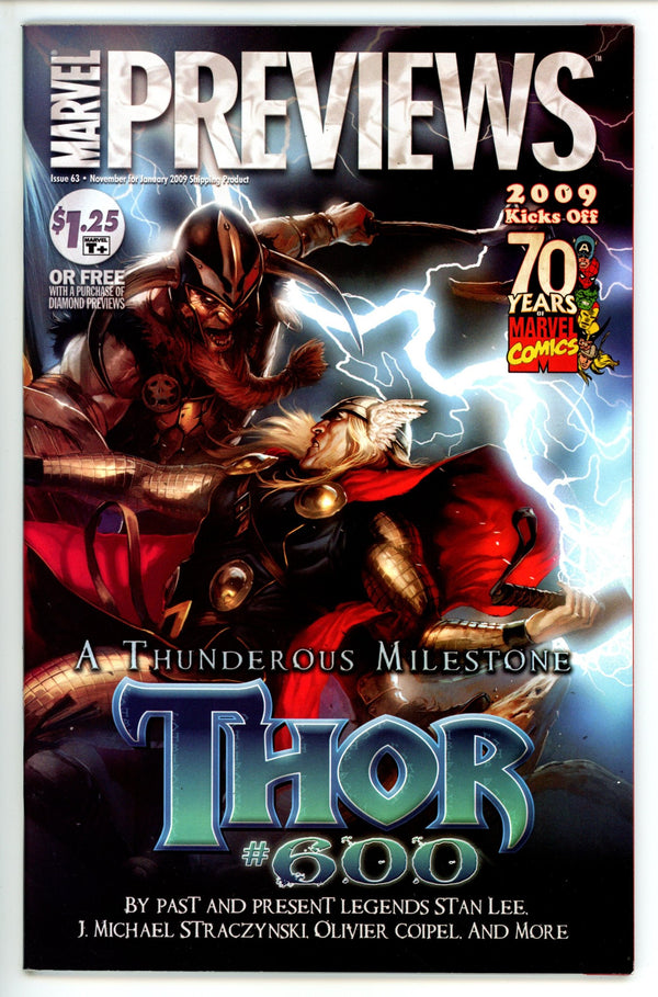 Marvel Previews Vol 1 63 NM- (9.2) (2009)