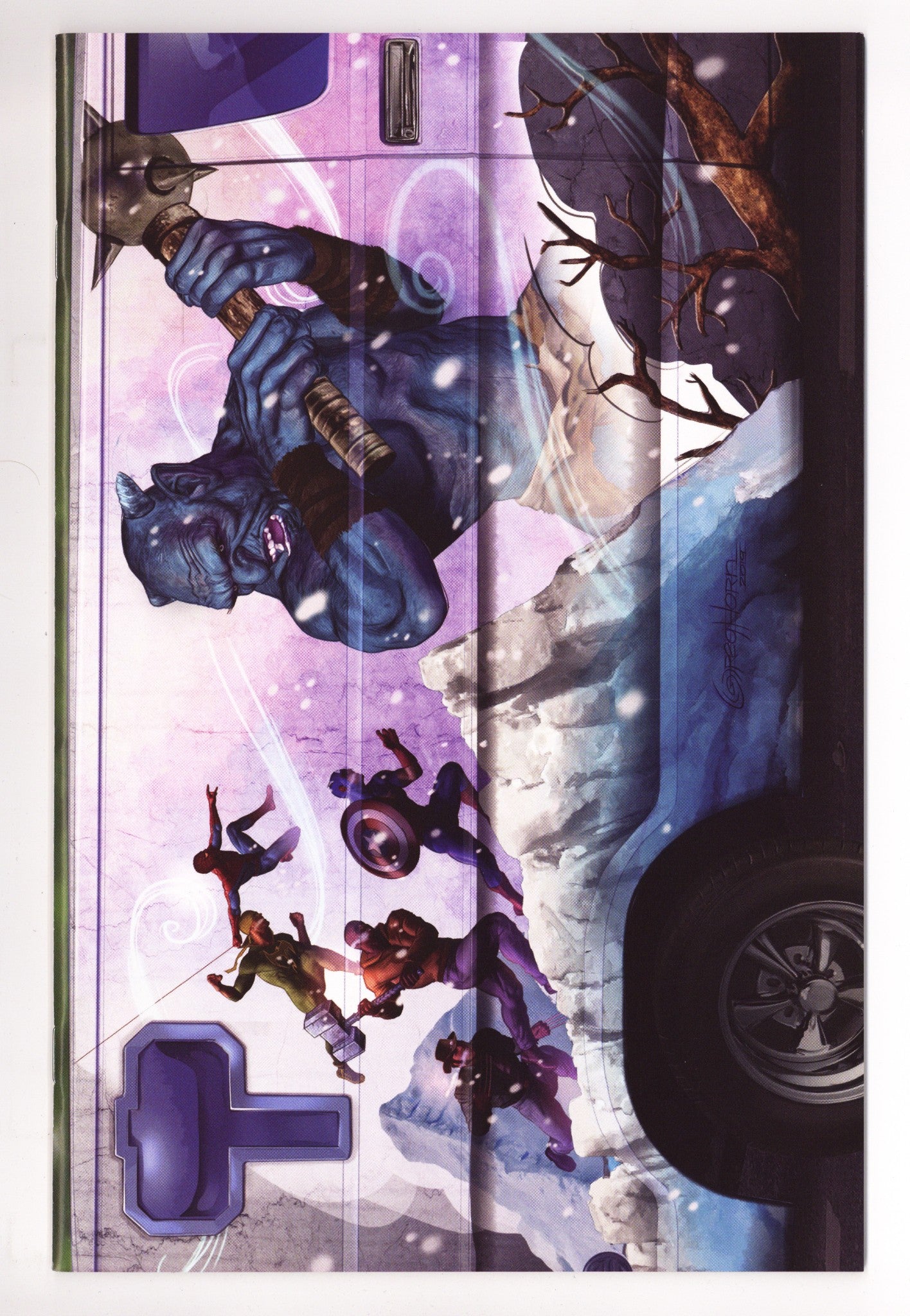 War of the Realms 3 High Grade (2019) Horn Virgin Incentive Variant 