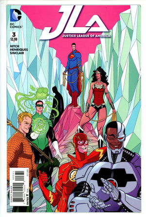 Justice League of America Vol 4 3 High Grade (2015) Moore Incentive Variant
