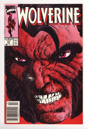Wolverine Vol 2 21  Mid Grade   (1990)     Newsstand