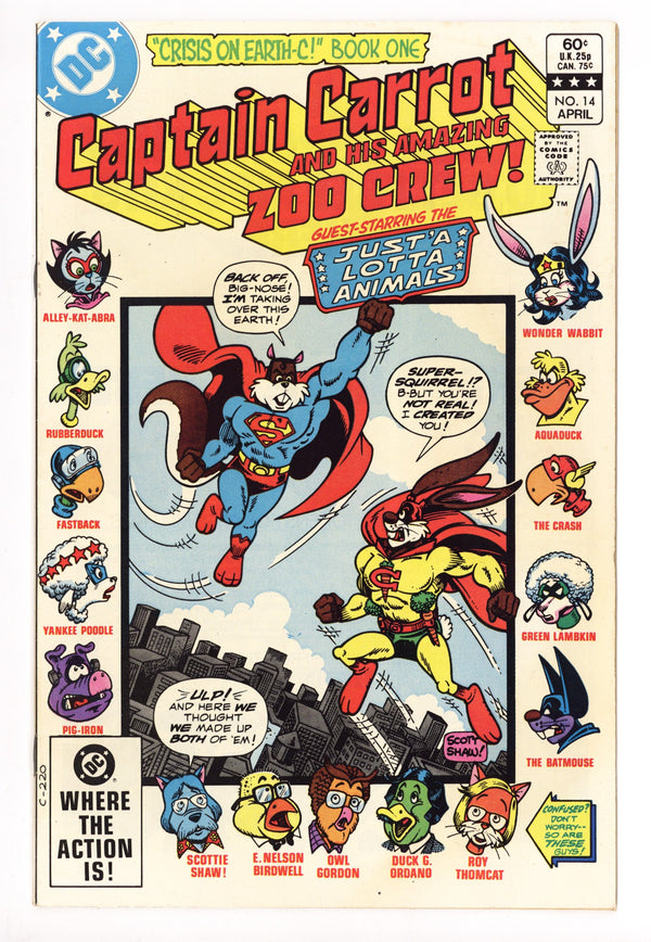 Captain Carrot and His Amazing Zoo Crew! 14 Mid Grade (1983)