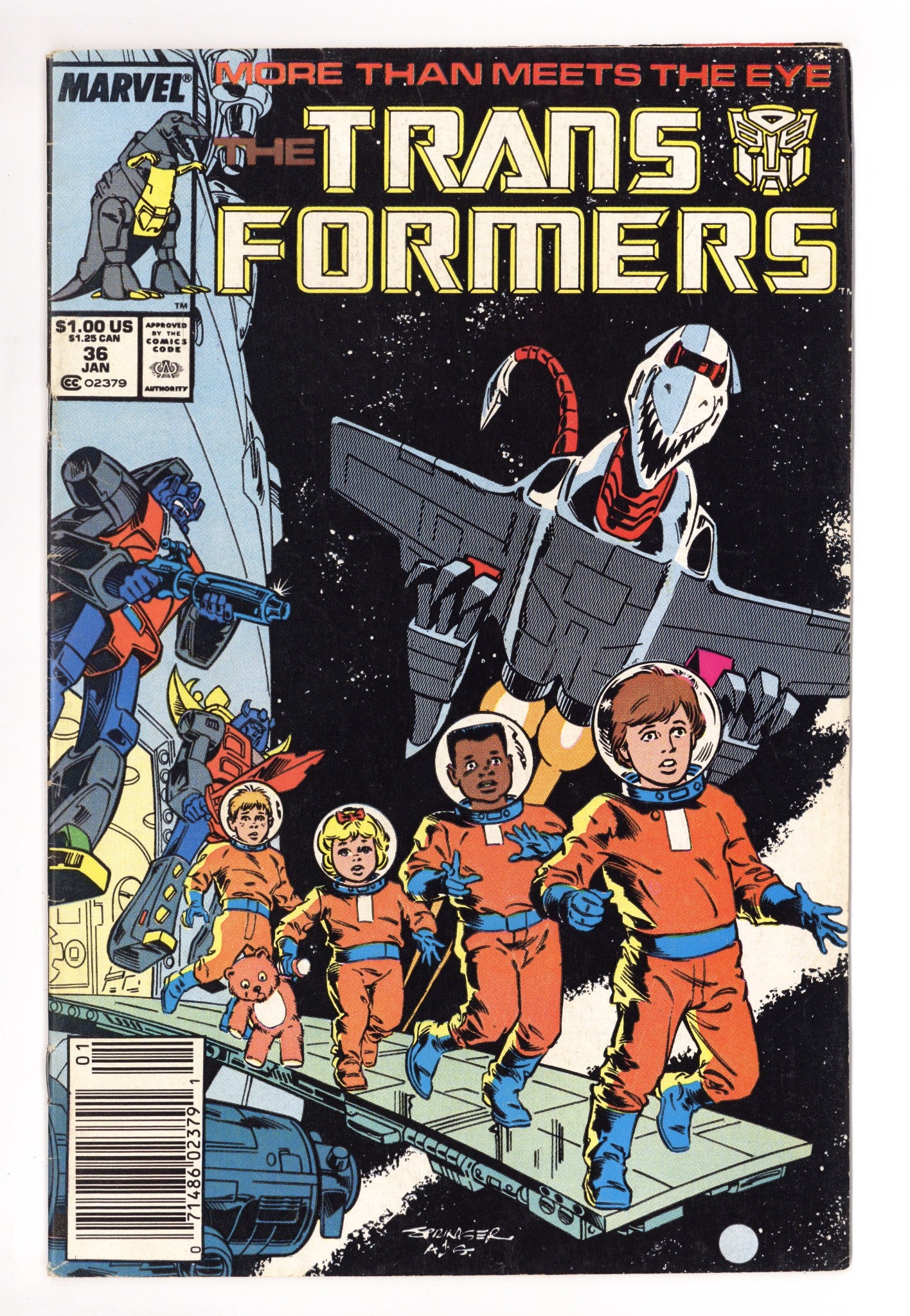 The Transformers 36 Low Grade (1988) Newsstand 