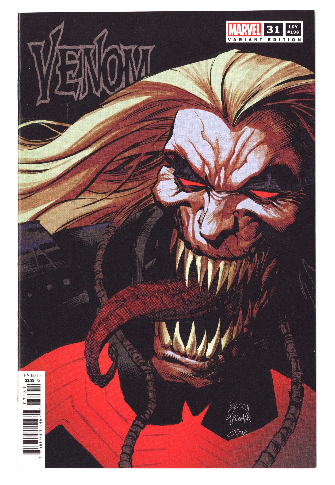 Venom Vol 4 31 (196) High Grade (2021) Stegman Variant 