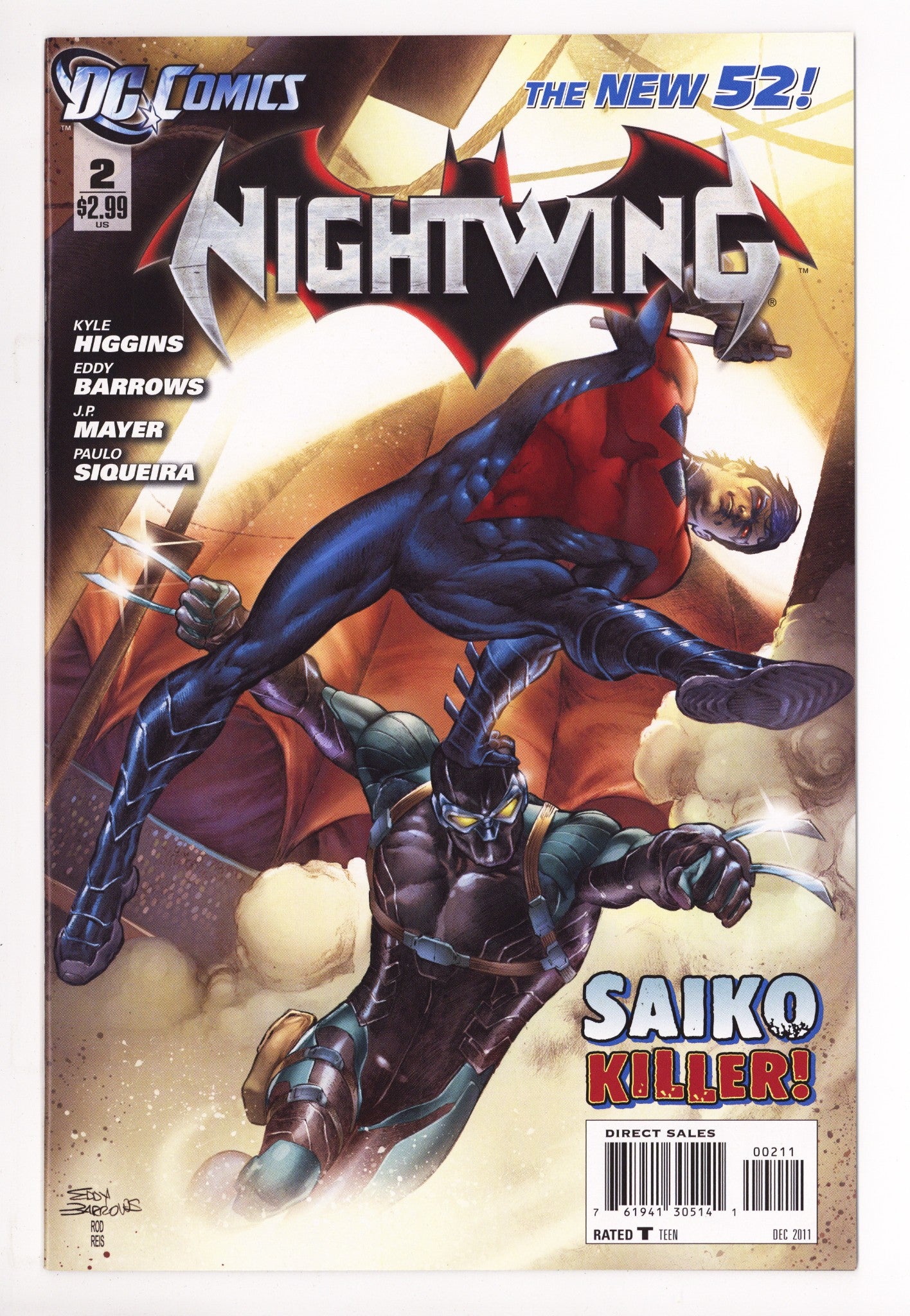 Nightwing Vol 3 2 High Grade (2011) 