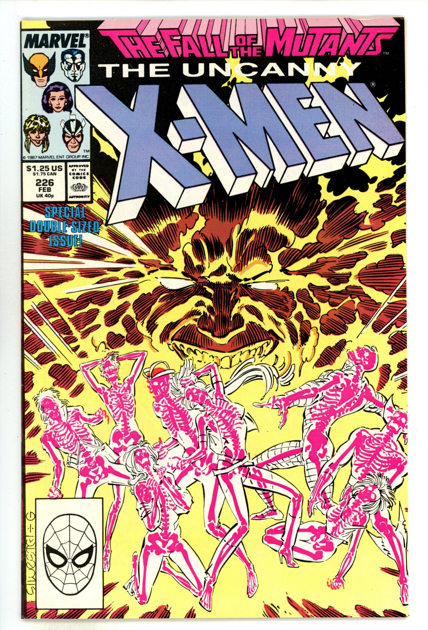 The Uncanny X-Men Vol 1 226 High Grade (1988) 