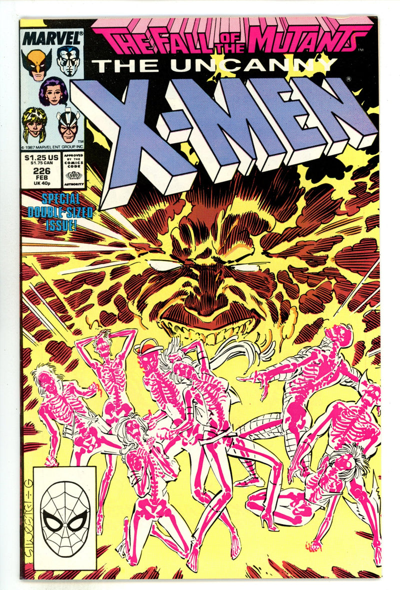 The Uncanny X-Men Vol 1 226 High Grade (1988) 