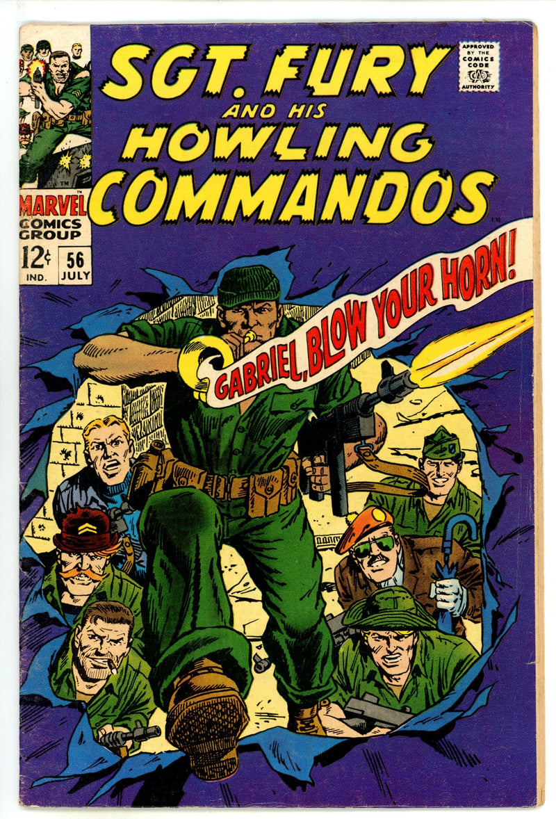 Sgt. Fury 56 VG/FN (5.0) (1968) 