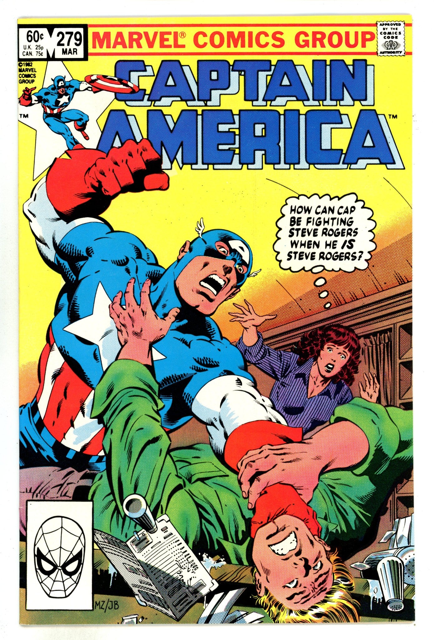 Captain America Vol 1 279 High Grade (1983) 