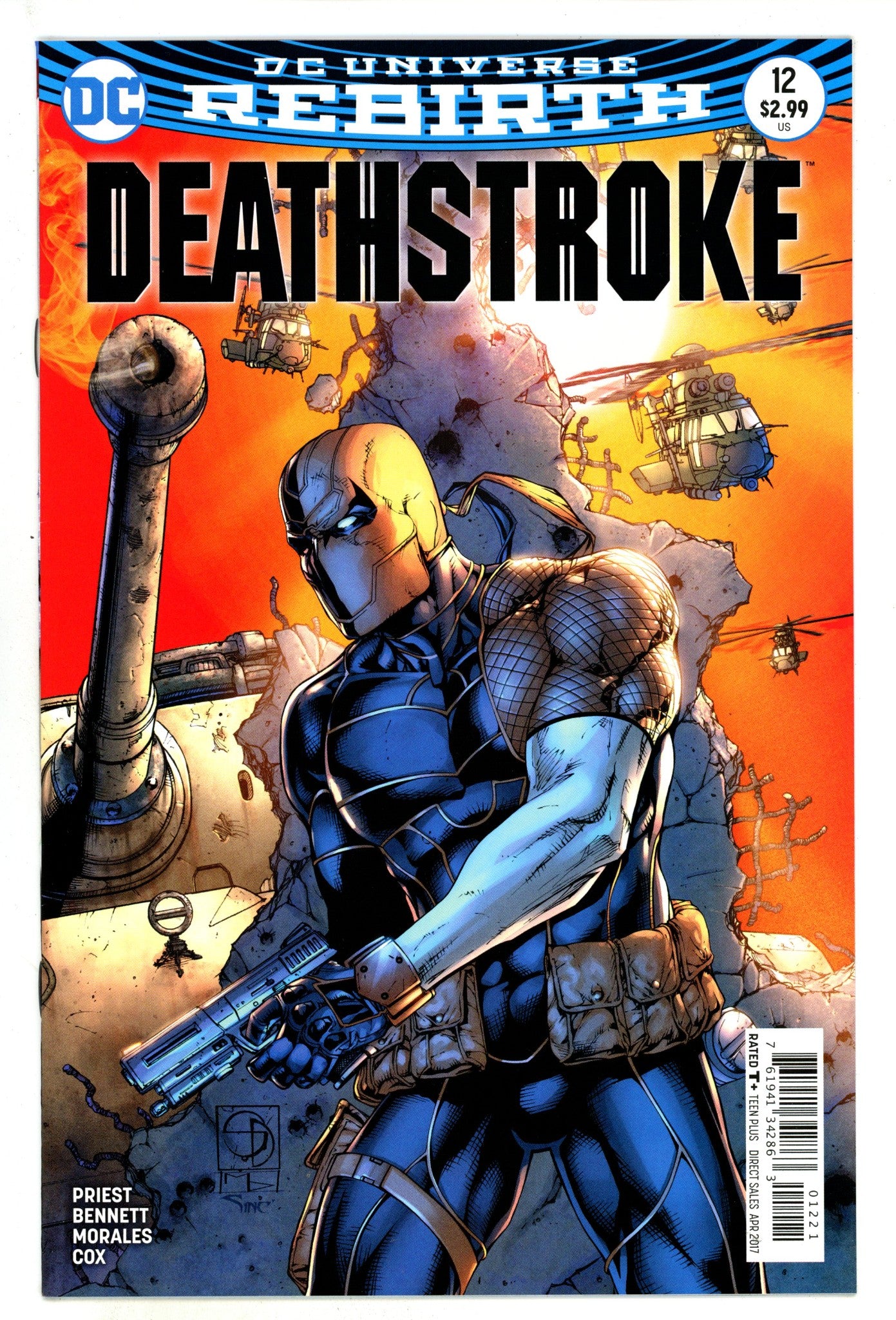 Deathstroke Vol 4 12 High Grade (2017) Davis Variant 