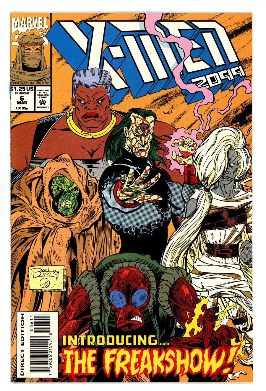 X-Men 2099 6 High Grade (1994) 