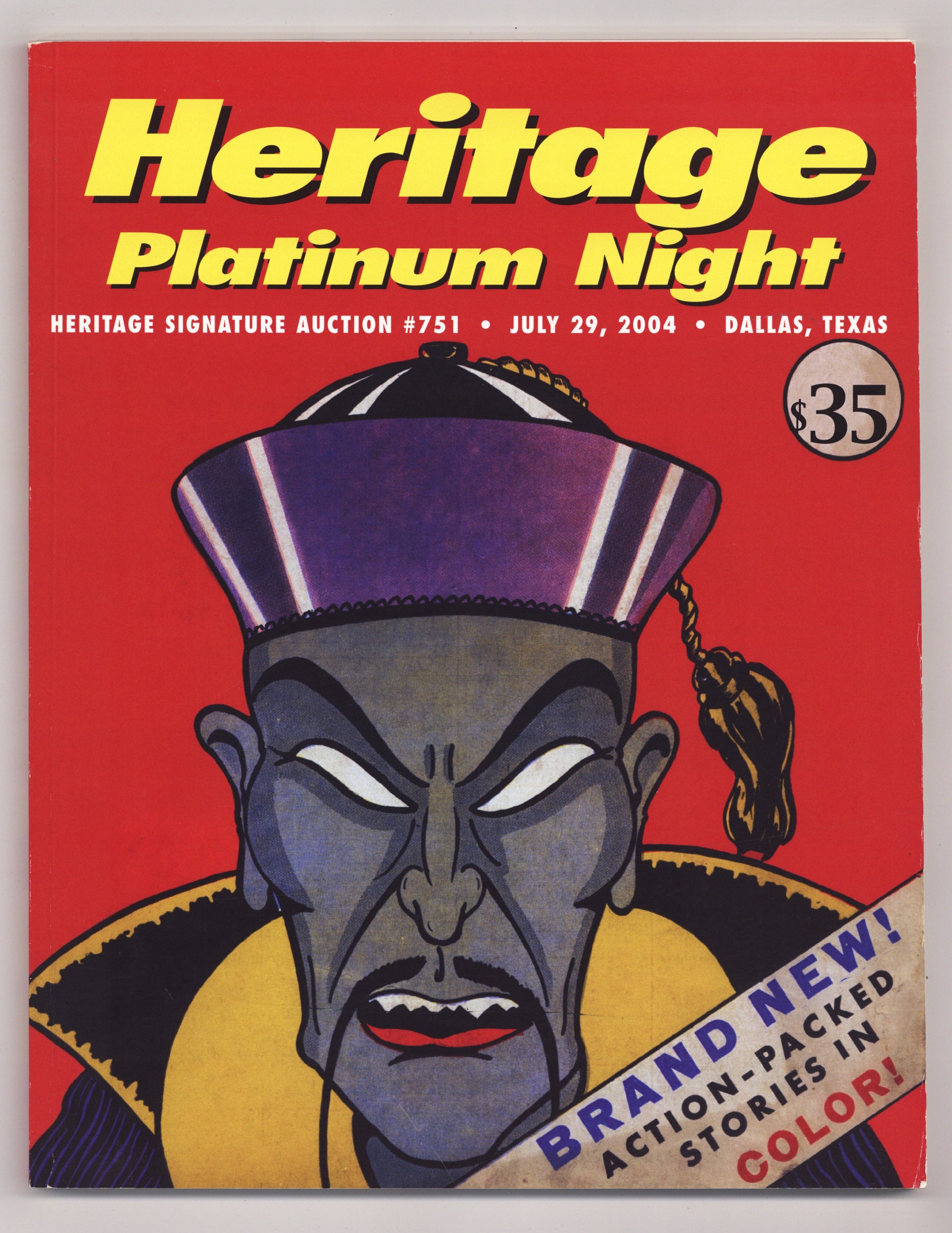 Heritage Platinum Night: Signature Auction Catalog 751 Low Grade (2004) 