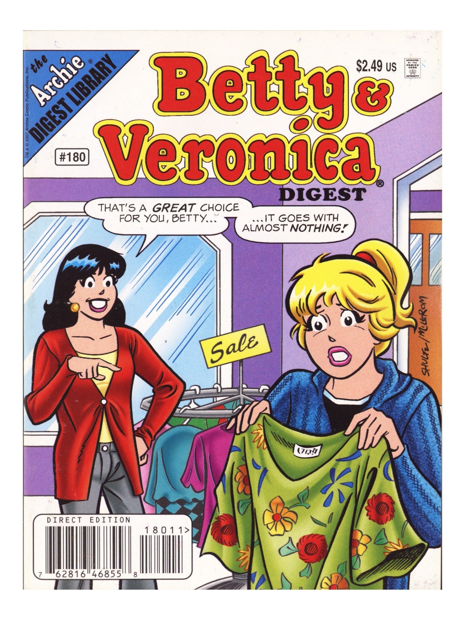 Betty and Veronica Comics Digest Magazine 180 High Grade (2008) 