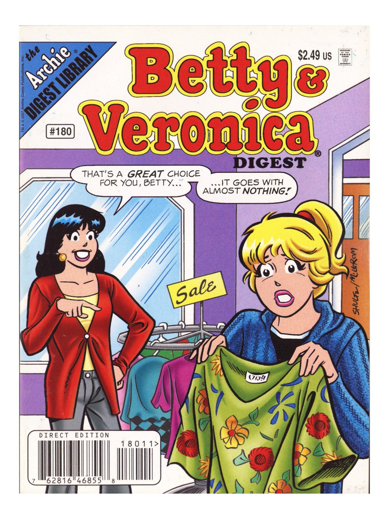 Betty and Veronica Comics Digest Magazine 180 High Grade (2008) 
