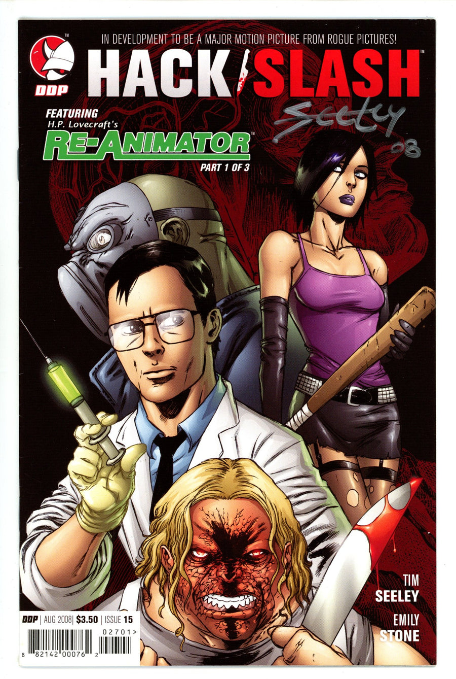 Hack/Slash: The Series 15 VF- (7.5) (2008) Signed x1 Cover Tim Seeley 