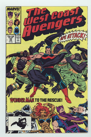 West Coast Avengers Vol 2 33 Mid Grade (1988)