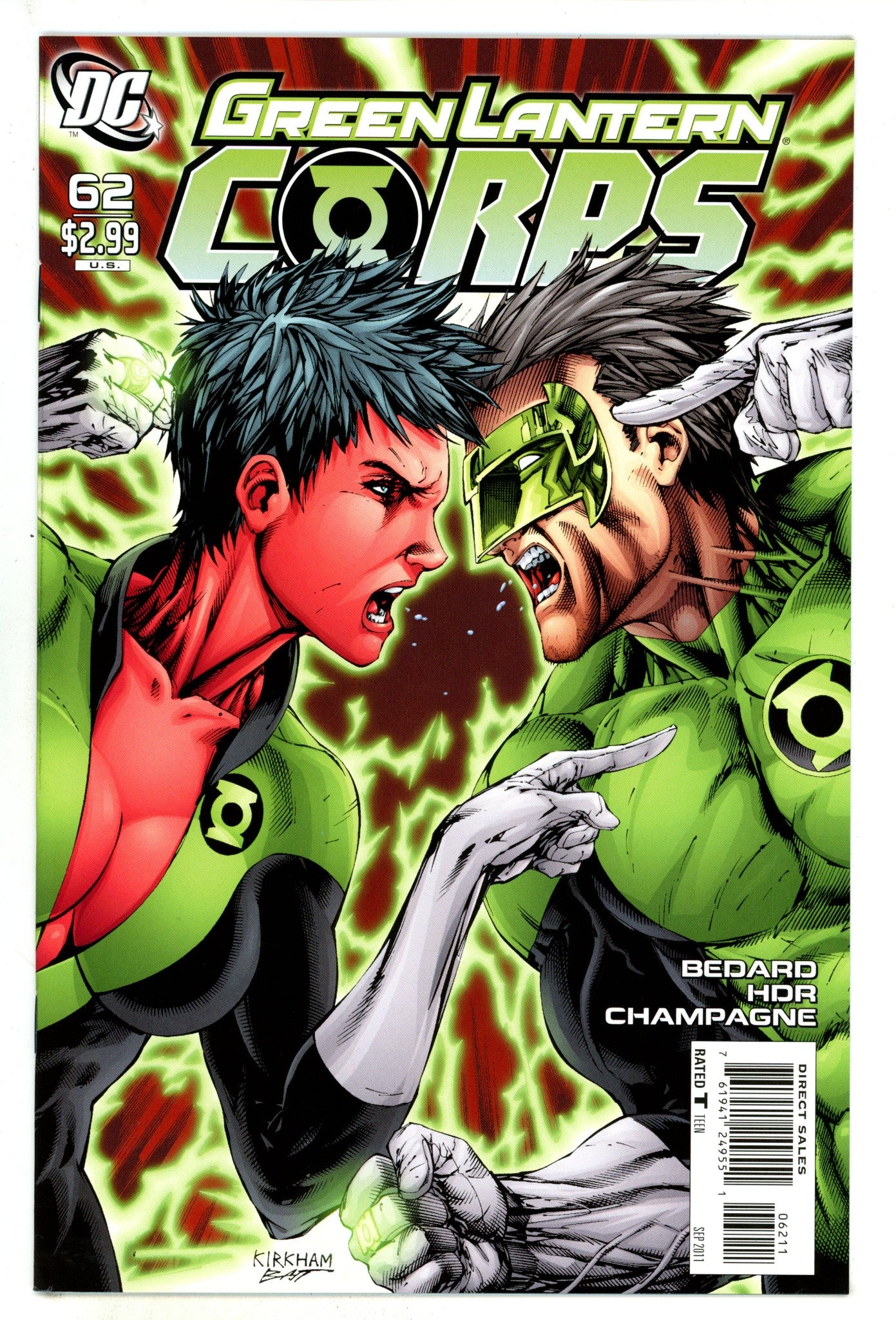 Green Lantern Corps Vol 1 62 High Grade (2011) 