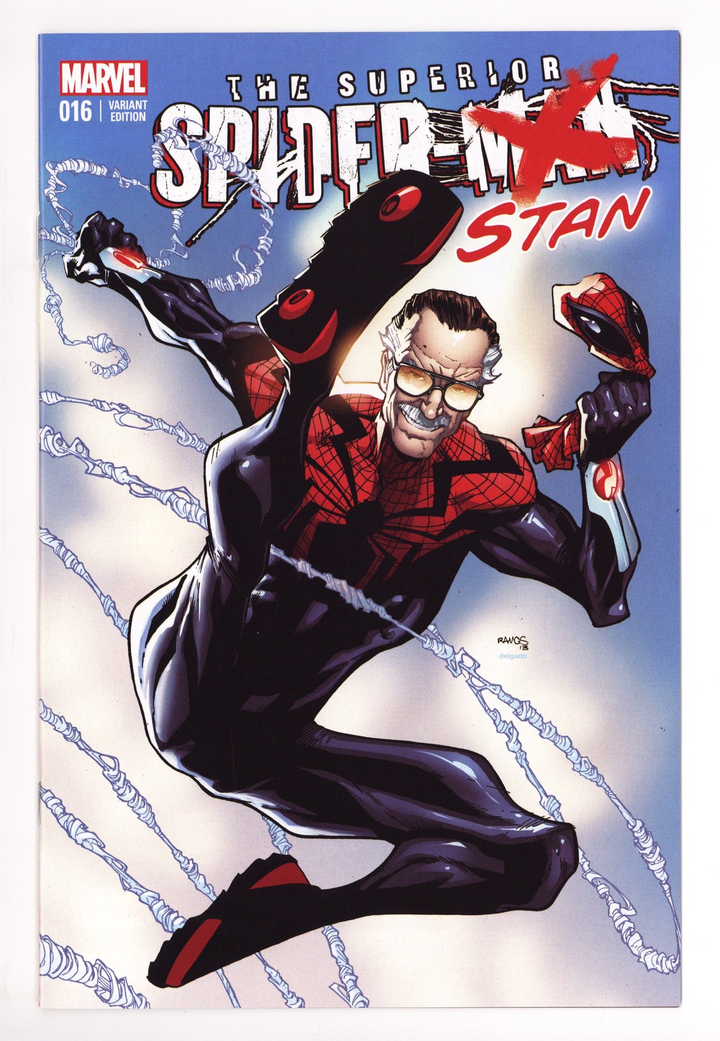 Superior Spider-Man Vol 1 16 NM- (9.2) (2013) Ramos Stan Lee Exclusive Variant 