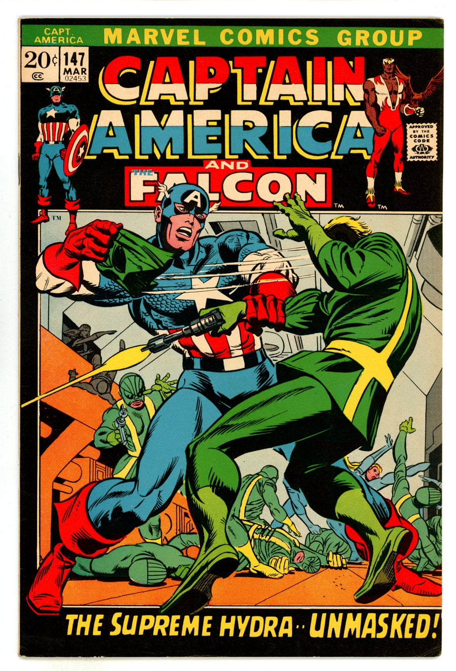 Captain America Vol 1 147 FN/VF (7.0) (1972) 