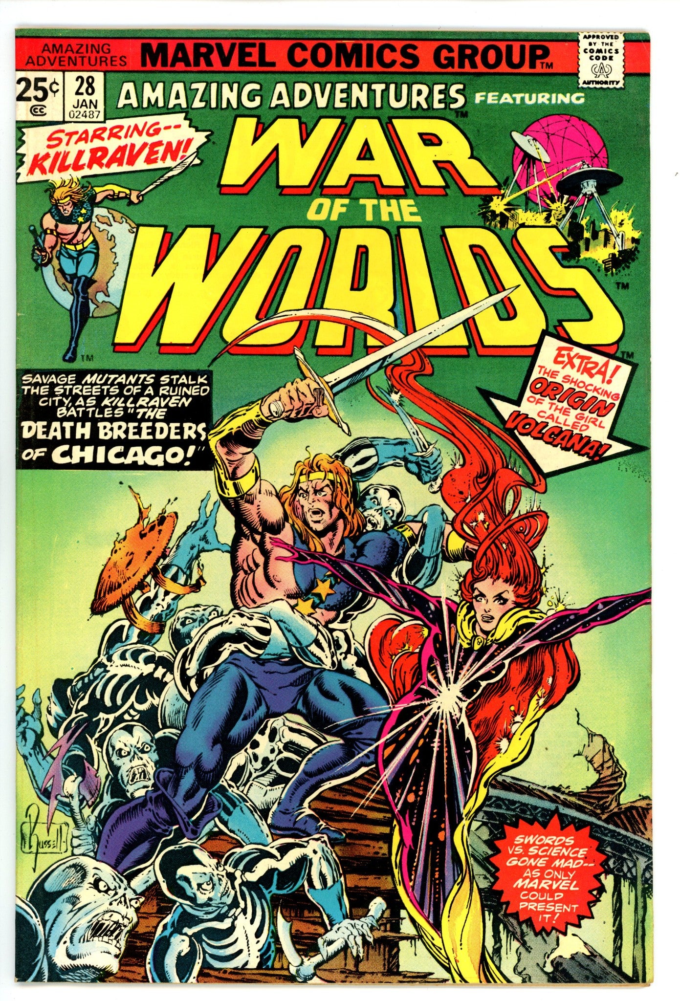 Amazing Adventures Vol 2 28 Mid Grade (1975)