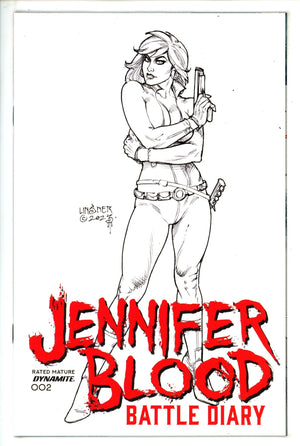 Jennifer Blood Battle Diary 2 Linsner Sketch Incentive Variant (2024)