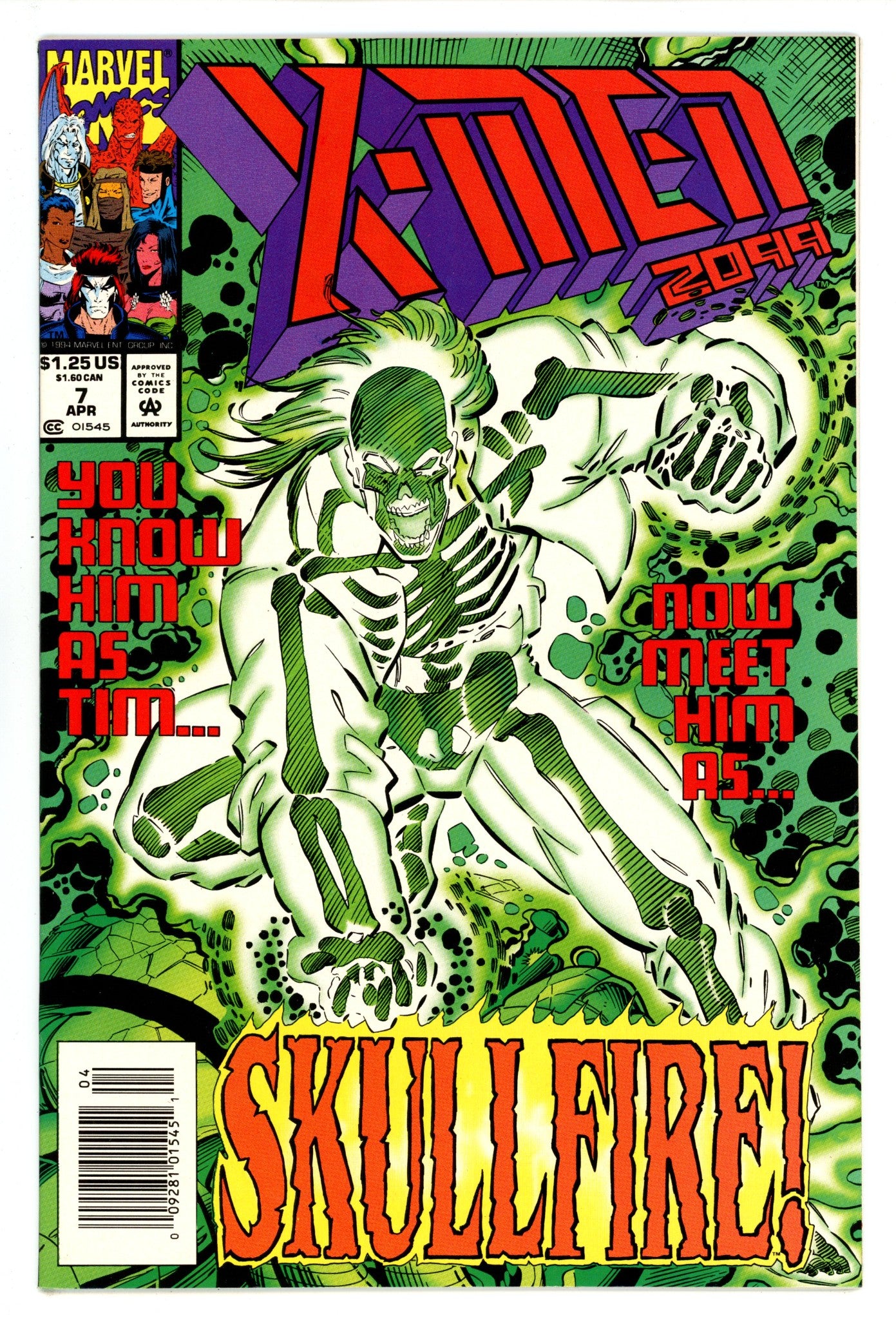 X-Men 2099 7 High Grade (1994) Newsstand 