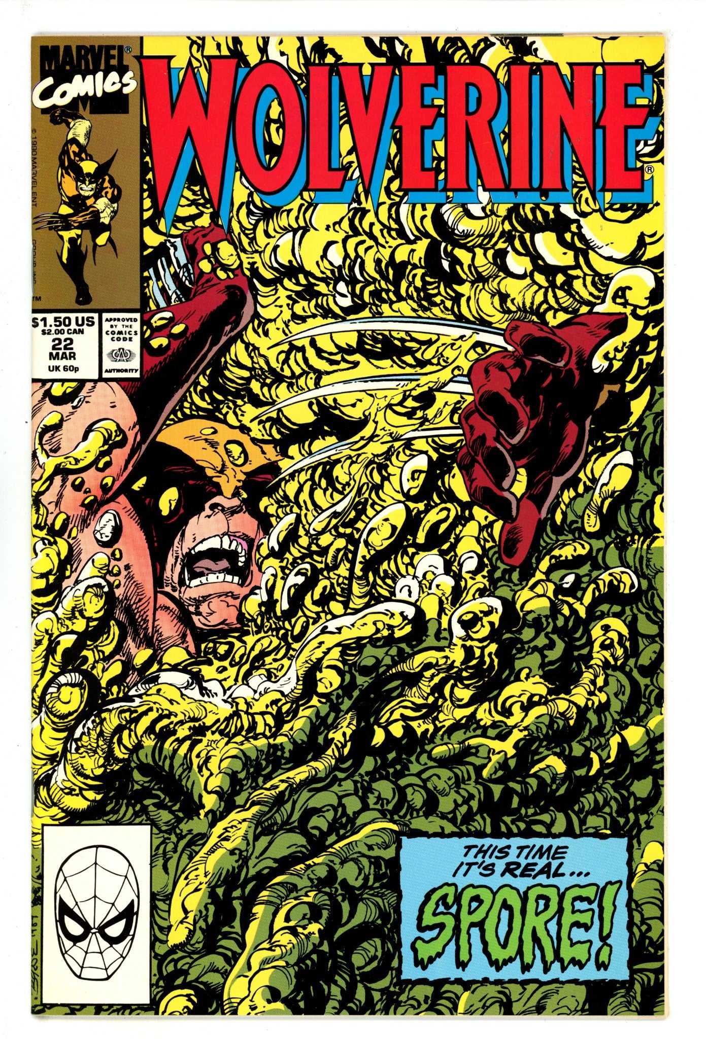 Wolverine Vol 2 22 Mid Grade (1990) 