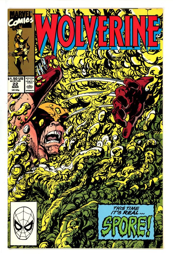 Wolverine Vol 2 22 Mid Grade (1990)