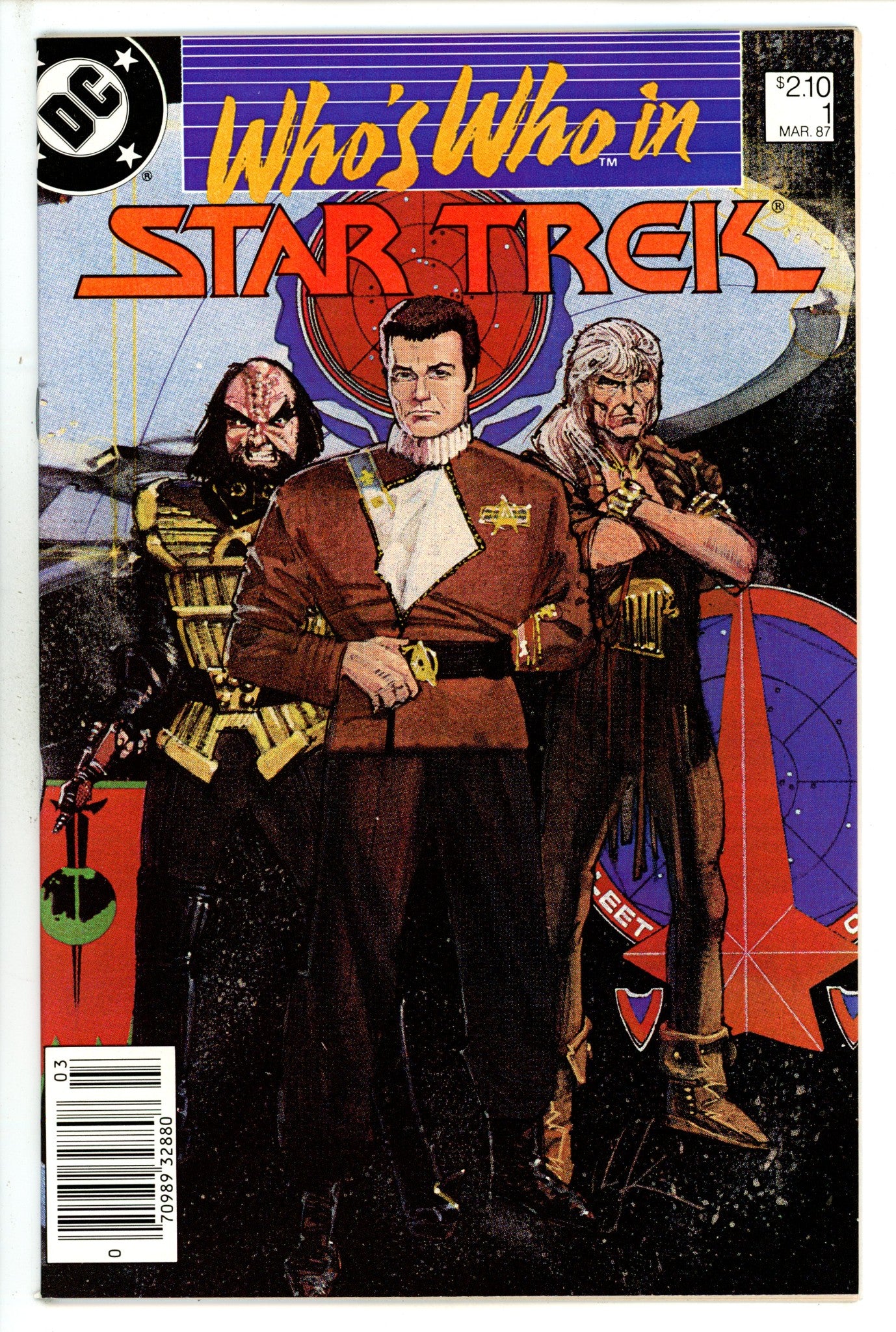 Who's Who in Star Trek 1 Canadian Variant NM- (1987)