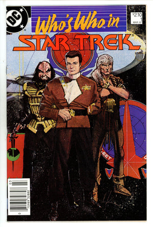 Who's Who in Star Trek 1 Canadian Variant NM- (1987)