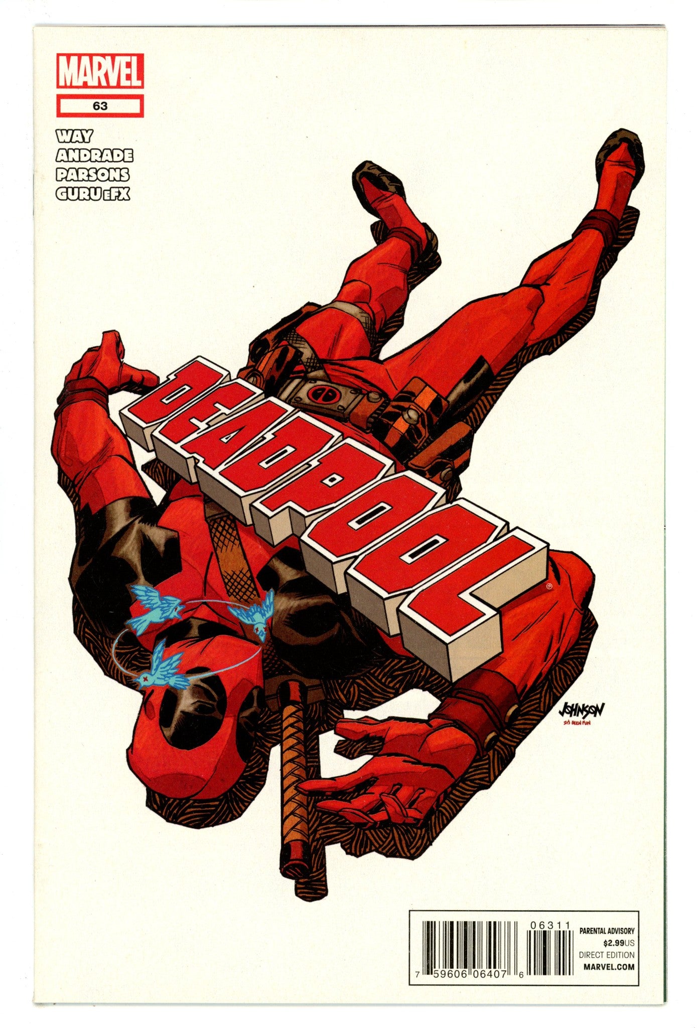 Deadpool Vol 3 63  Mid Grade   (2012)        