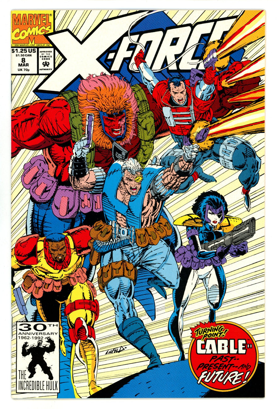 X-Force Vol 1 8 High Grade (1992) 
