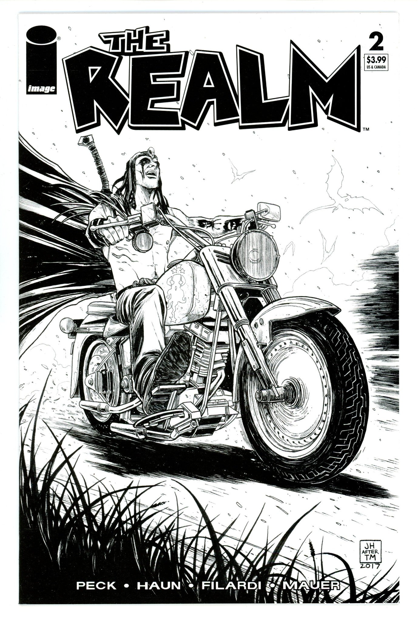 The Realm 2 High Grade (2017) Haun B&W Variant 
