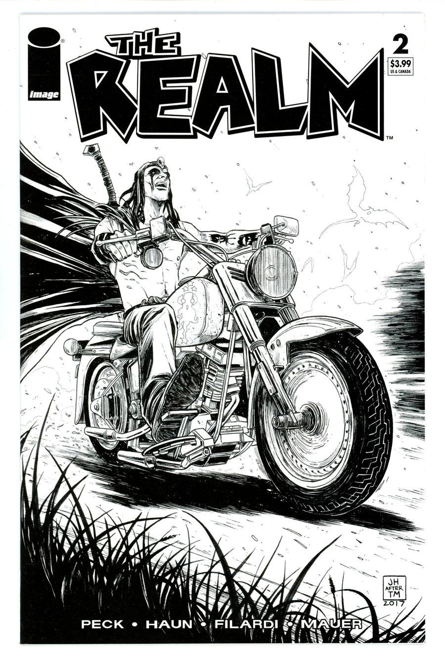 The Realm 2 High Grade (2017) Haun B&W Variant 