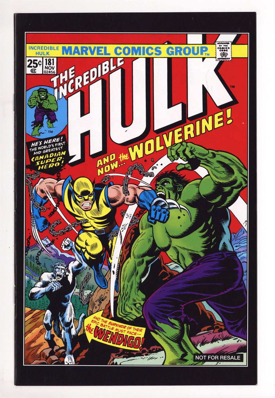 Hasbro / The Incredible Hulk No. 181 [nn] VF (8.0) (2012) 