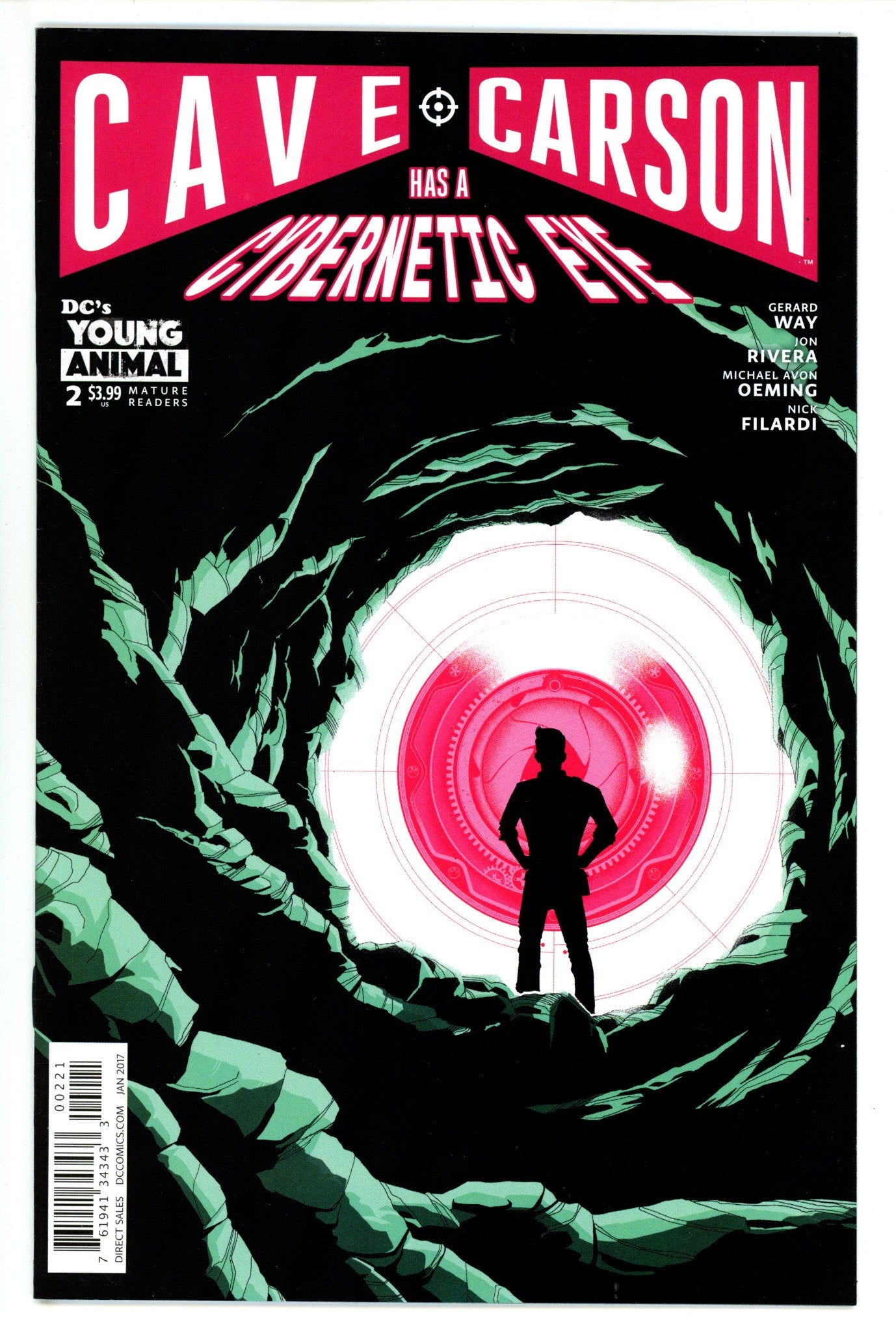 Cave Carson Has a Cybernetic Eye 2 High Grade (2017) Taylor Variant 