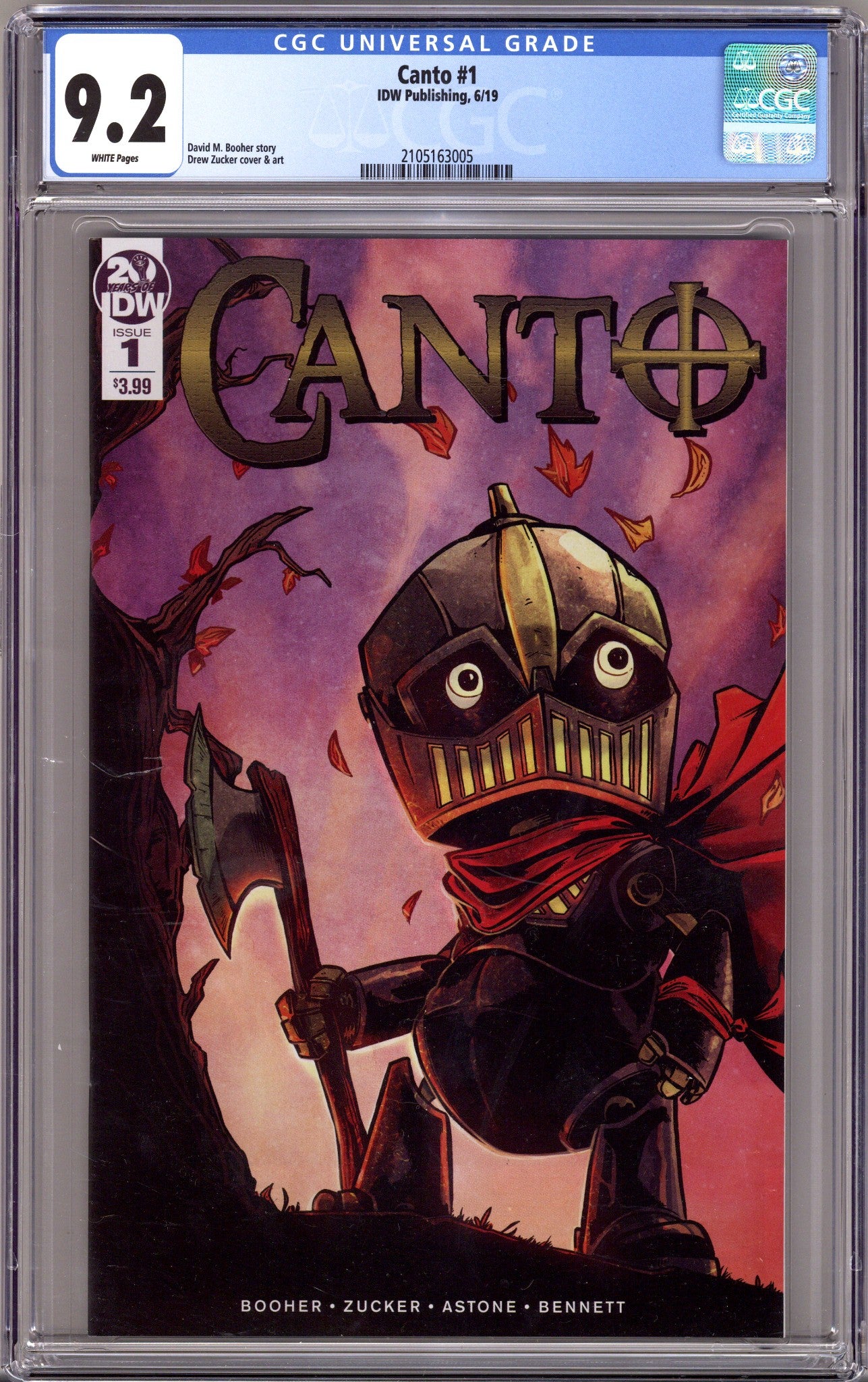 Canto 1 CGC 9.2 (NM-) (2019) 