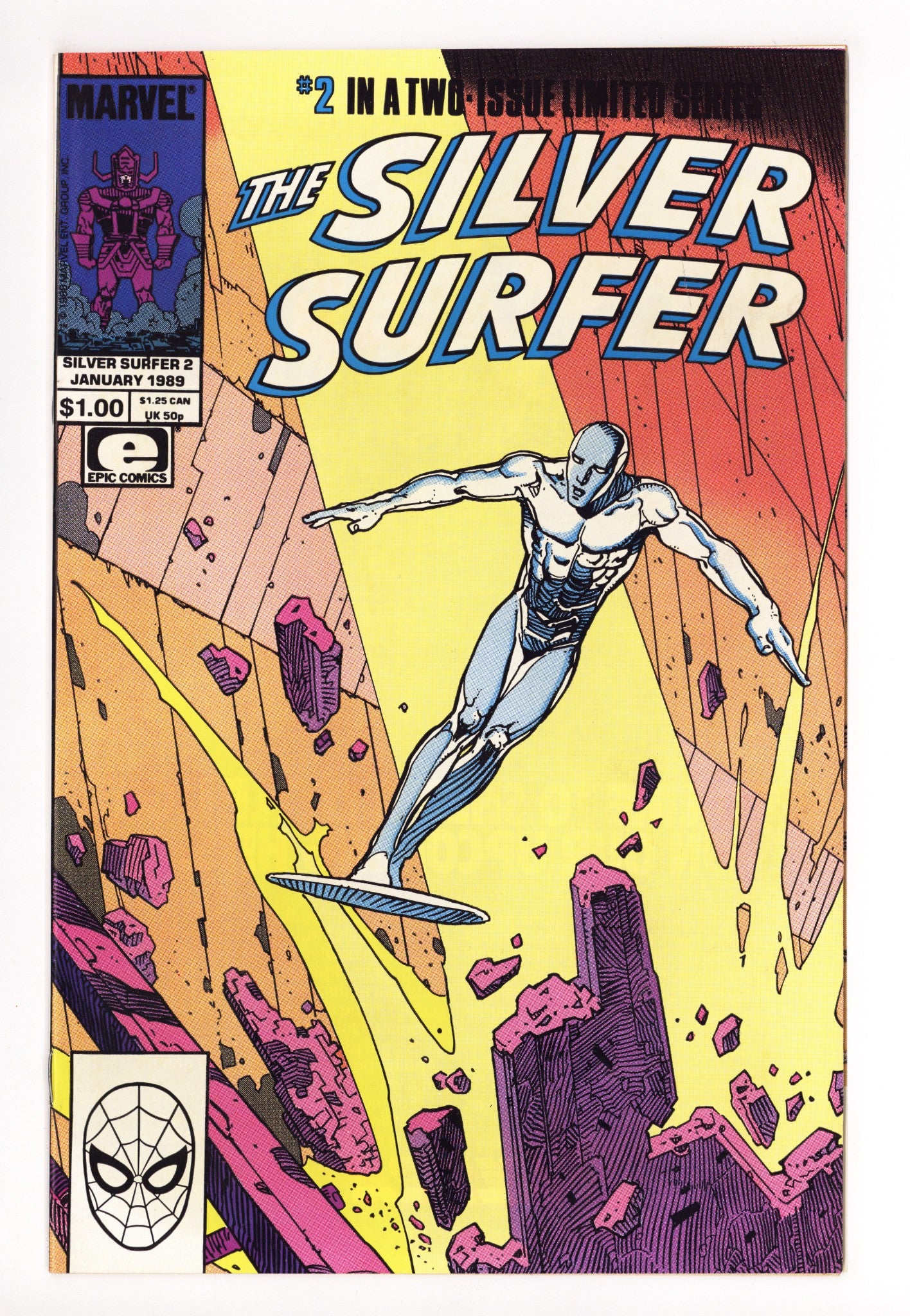 The Silver Surfer Vol 4 2 VF (8.0) (1989) 