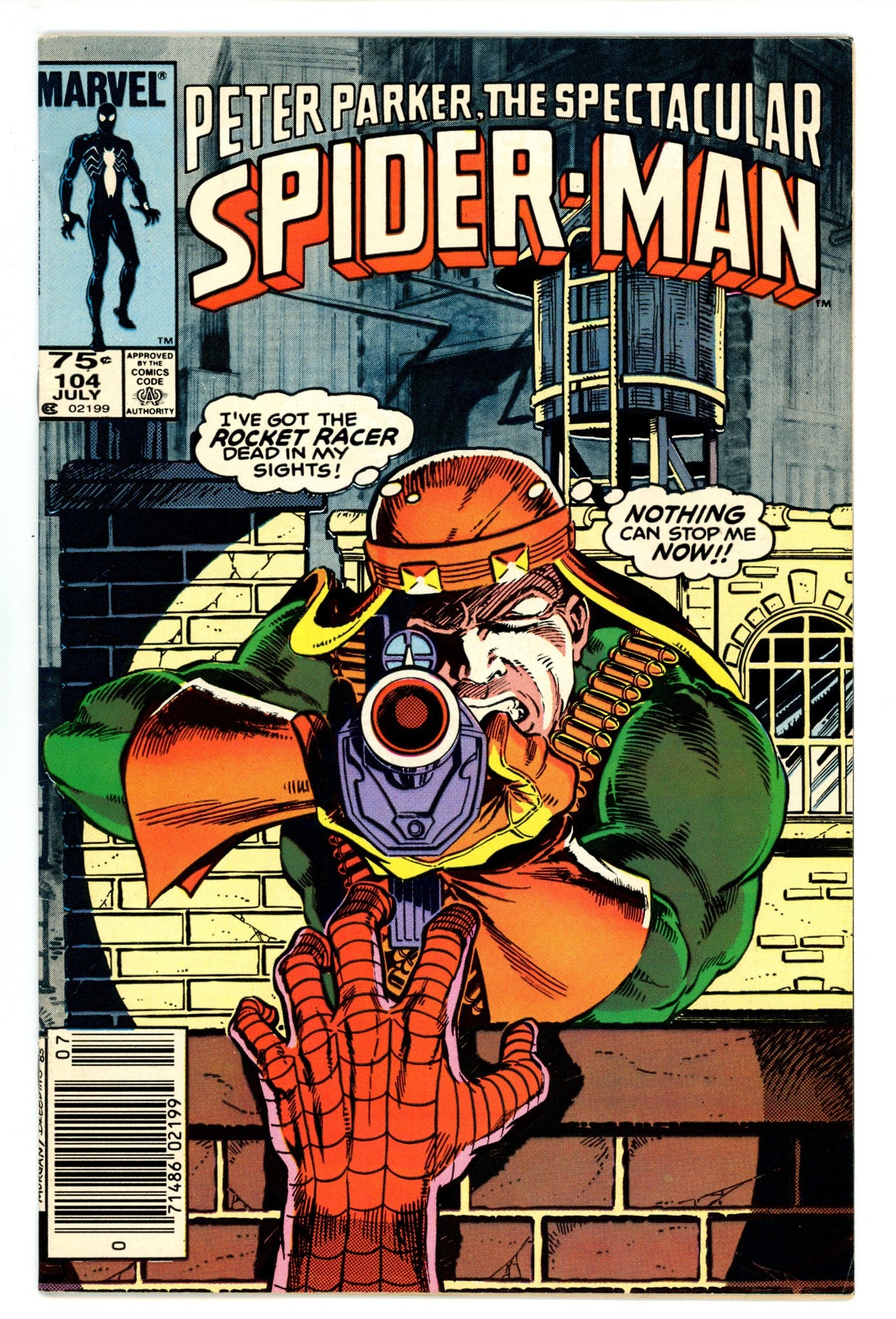 The Spectacular Spider-Man Vol 1 104 FN+ (6.5) (1985) Canadian Price Variant 