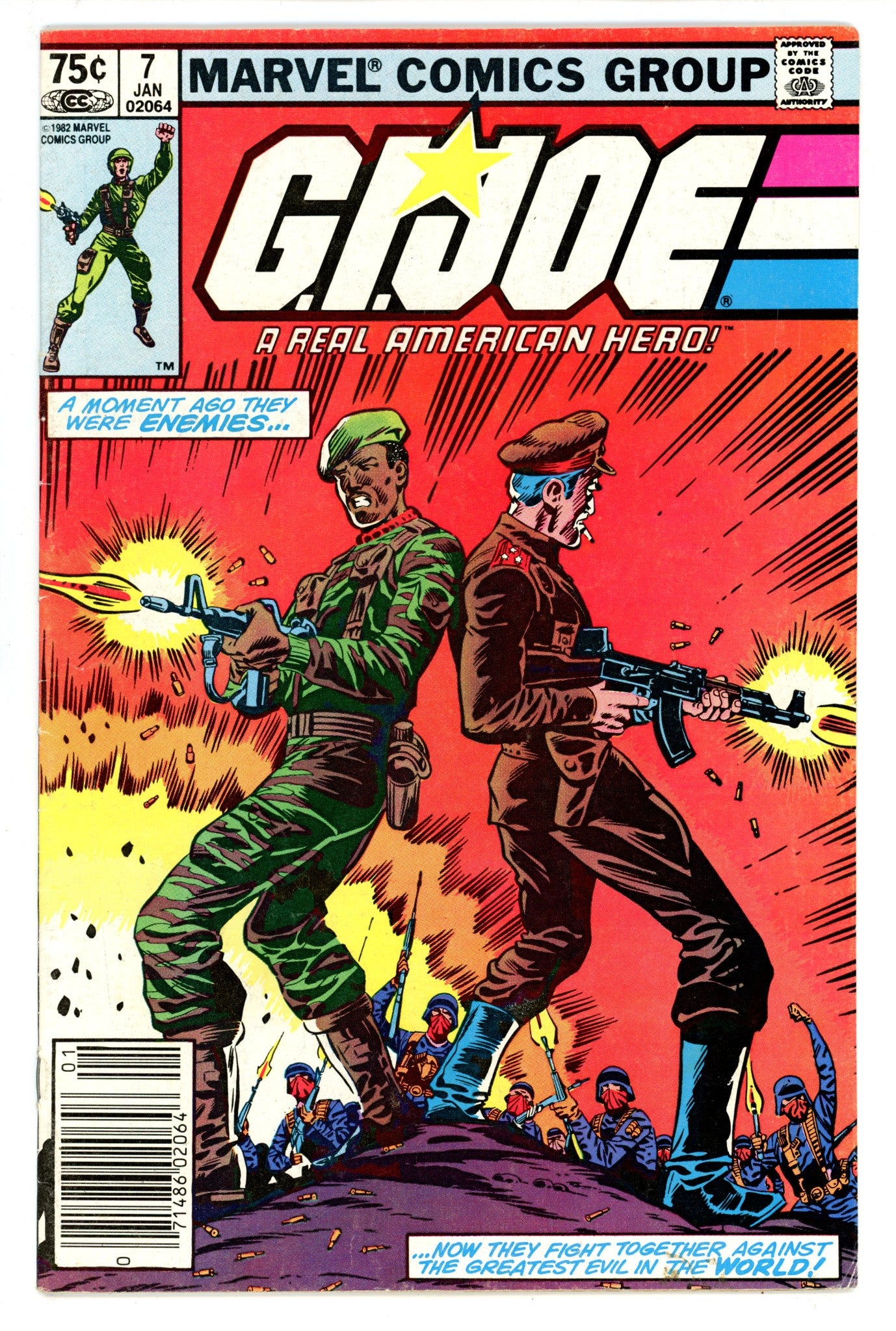 G.I. Joe, A Real American Hero 7 VG (4.0) (1983) Canadian Price Variant 