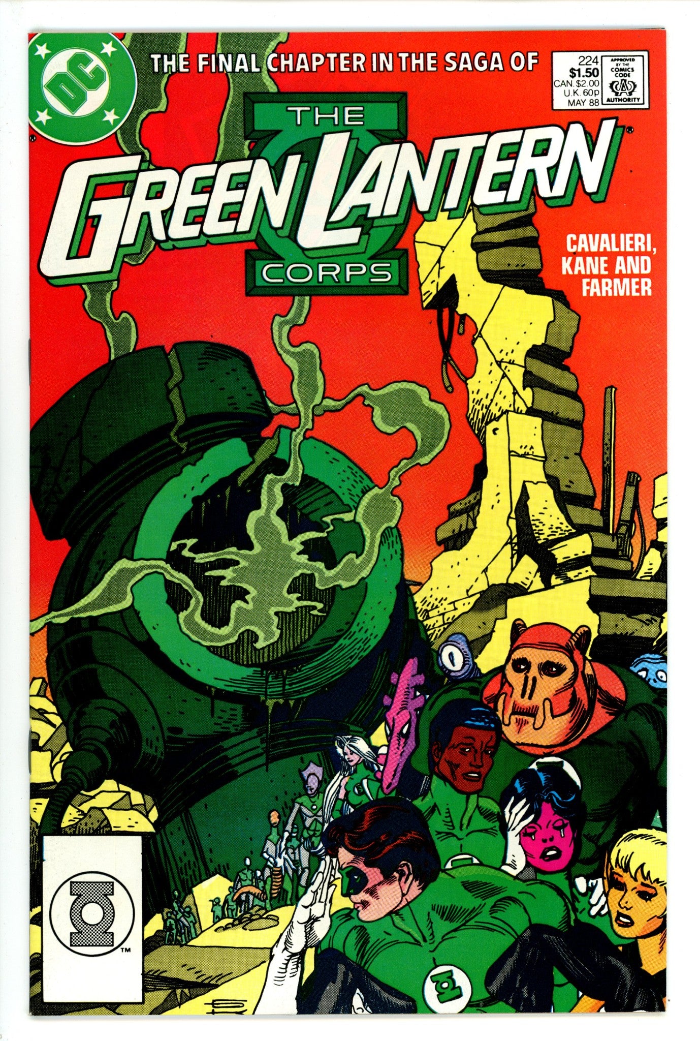 The Green Lantern Corps Vol 2 224 High Grade (1988) 