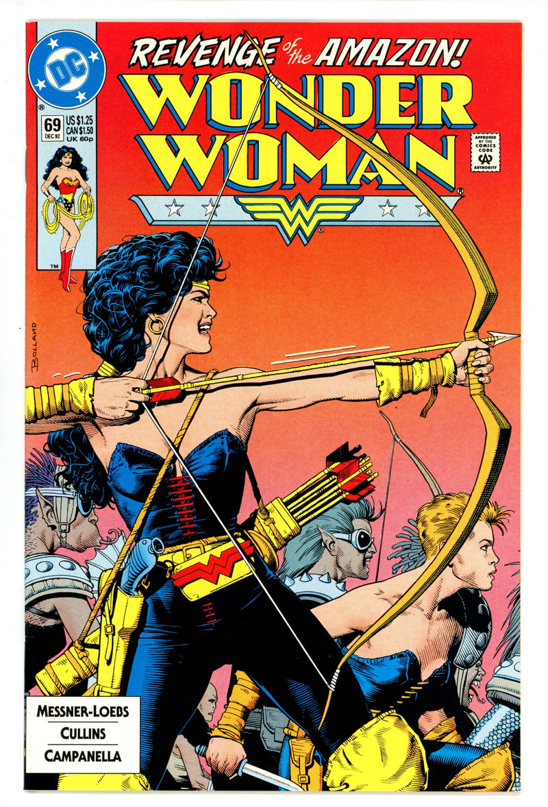 Wonder Woman Vol 2 69 Mid Grade (1992) 