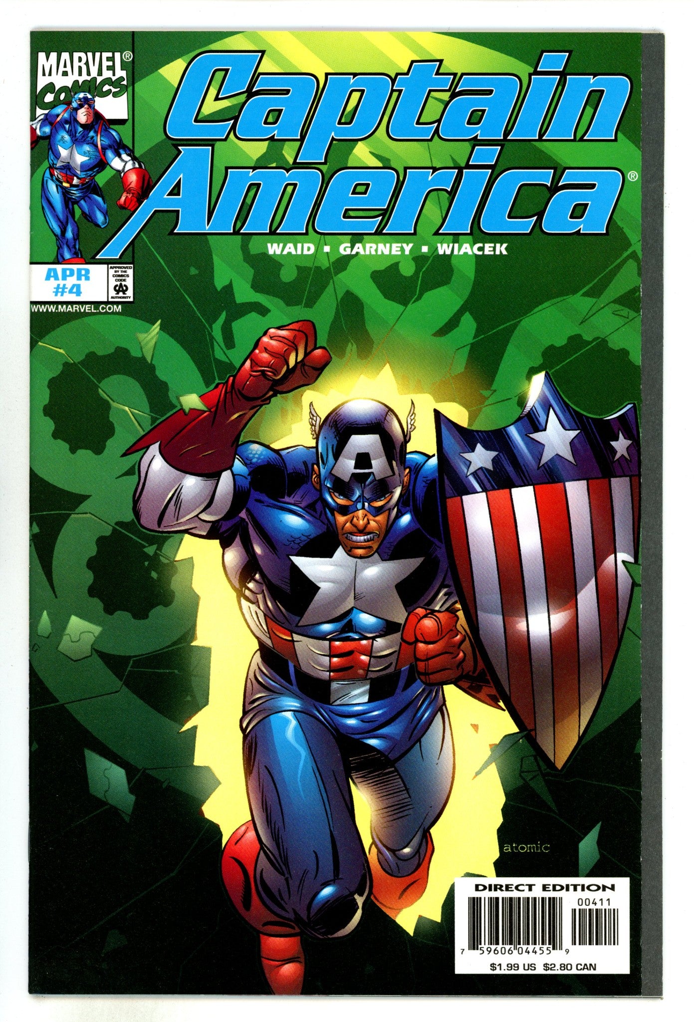 Captain America Vol 3 4 High Grade (1998) 