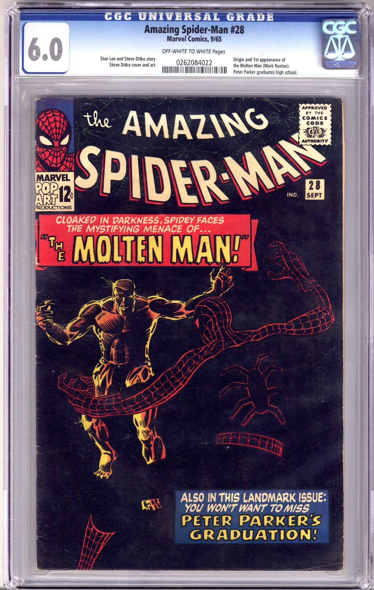 The Amazing Spider-Man Vol 1 28 CGC 6.0 (FN) (1965) 