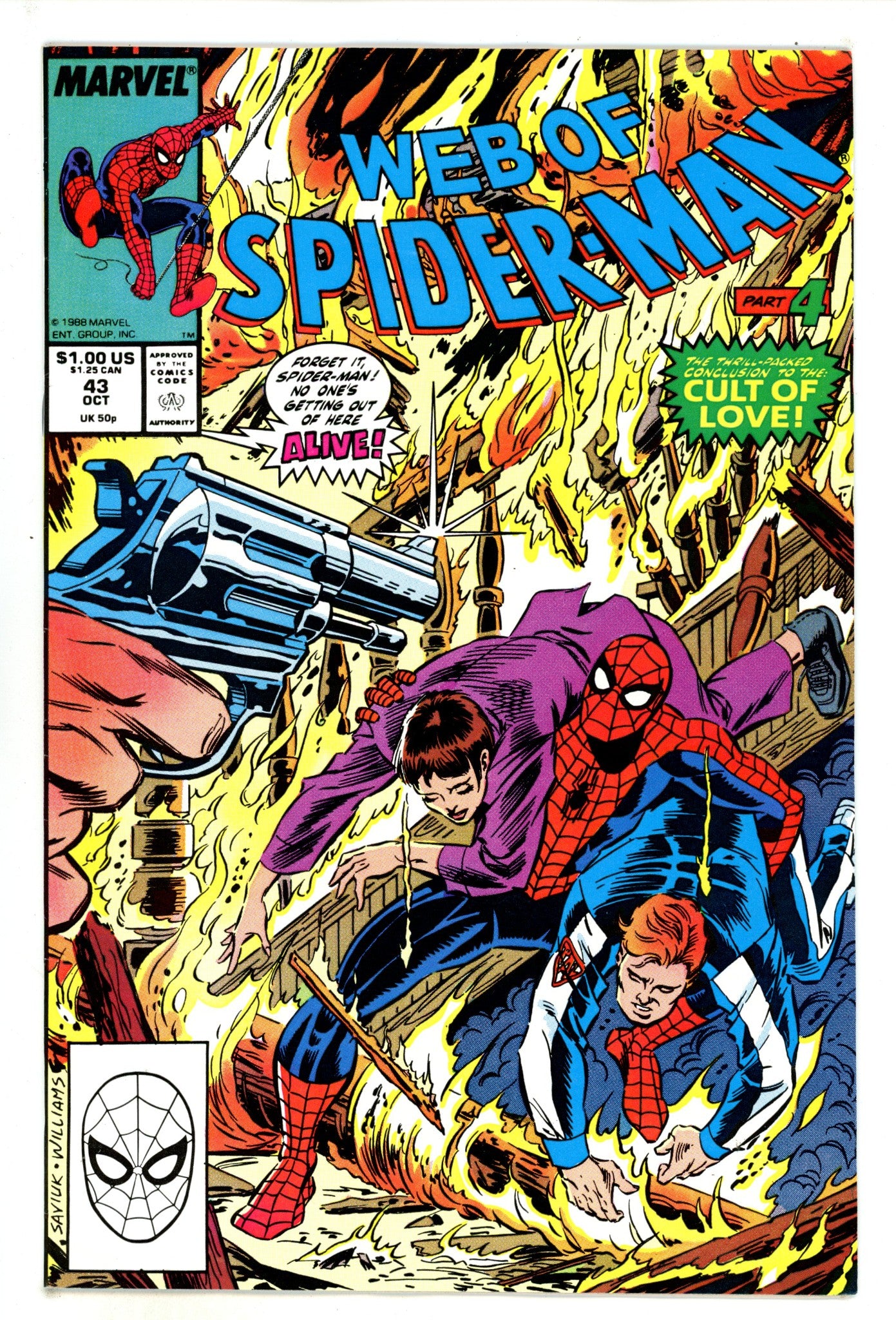 Web of Spider-Man Vol 1 43 Mid Grade (1988) 
