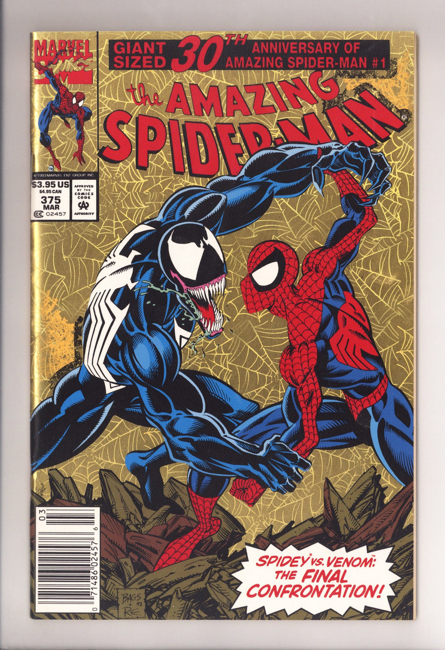 The Amazing Spider-Man Vol 1 375 VF (8.0) (1993) Newsstand 