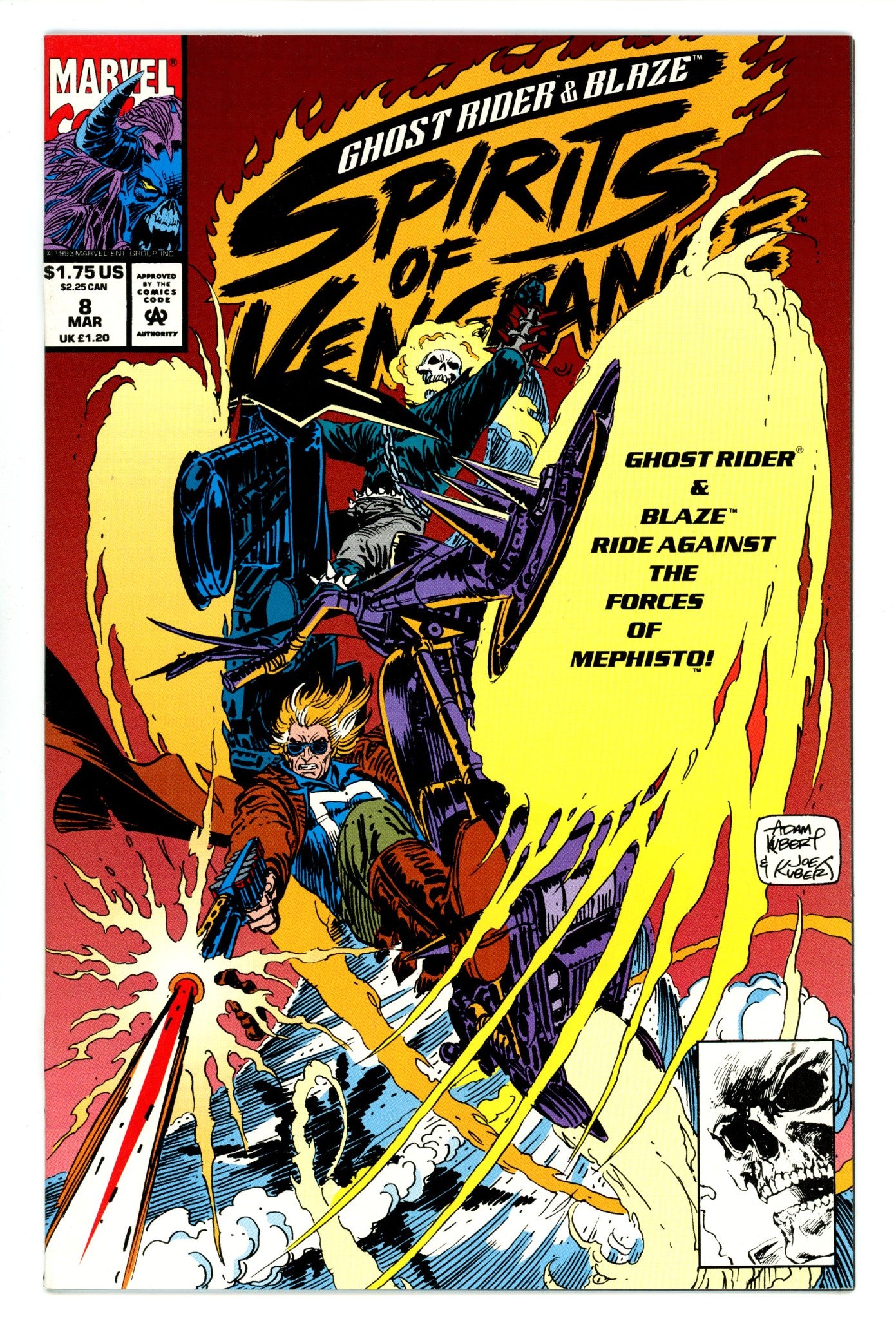 Ghost Rider / Blaze: Spirits of Vengeance 8 High Grade (1993) 