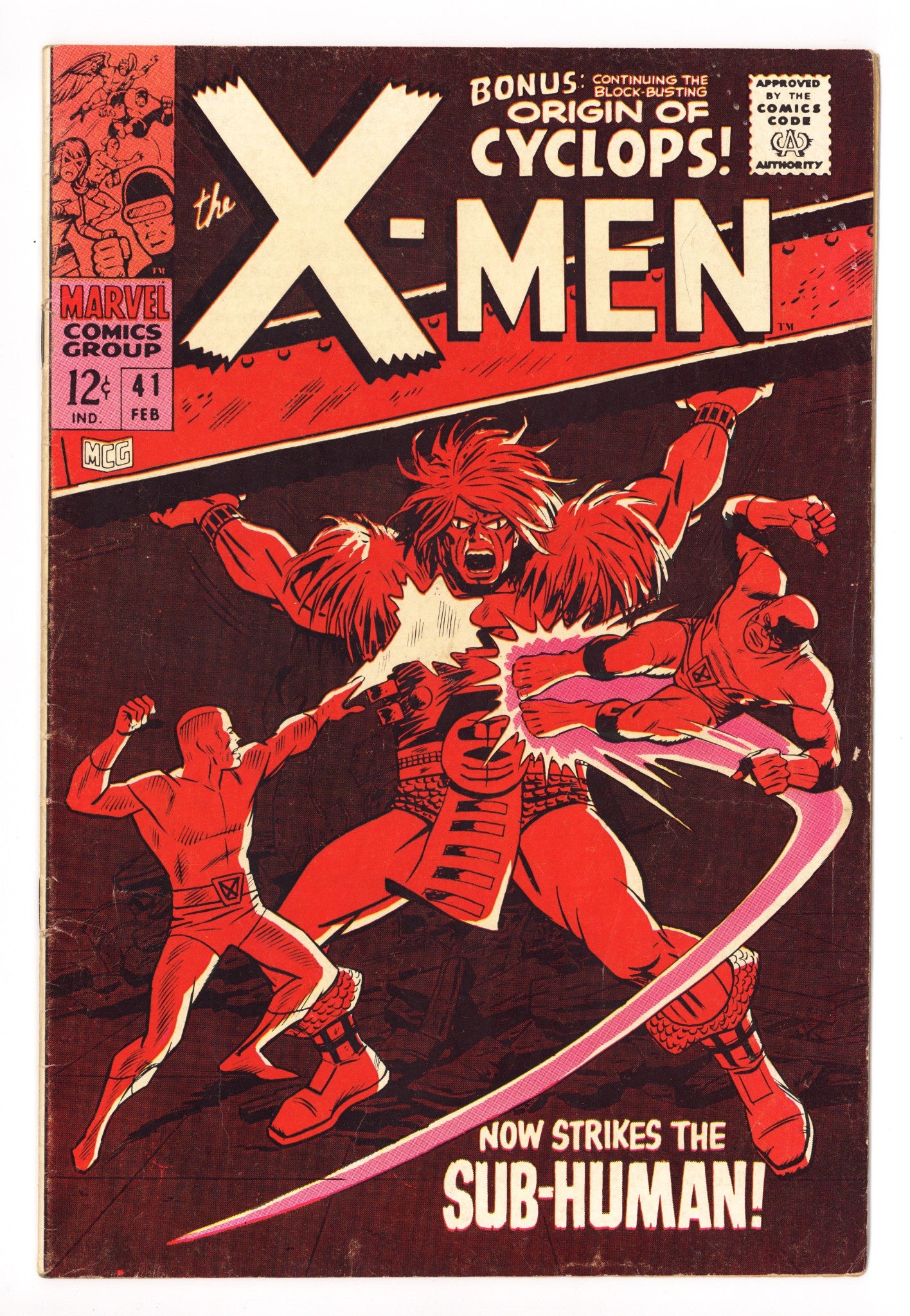 The X-Men Vol 1 41 VG+ (4.5) (1968) 